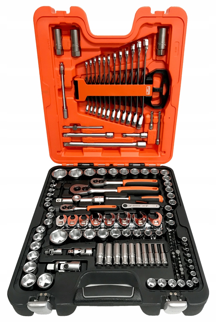 sada 137 kusov nástrčných kľúčov 1/4'' 3/8'' a 1/2'' a príslušenstva Bahco S137