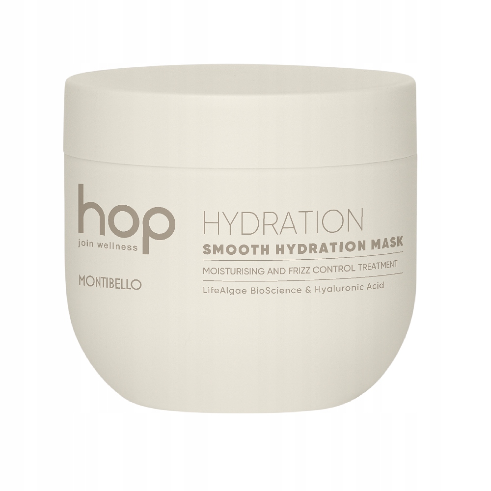 Montibello Hop Smooth Hydration Maska pro hydrataci a vyhlazení vlasů, 500 ml