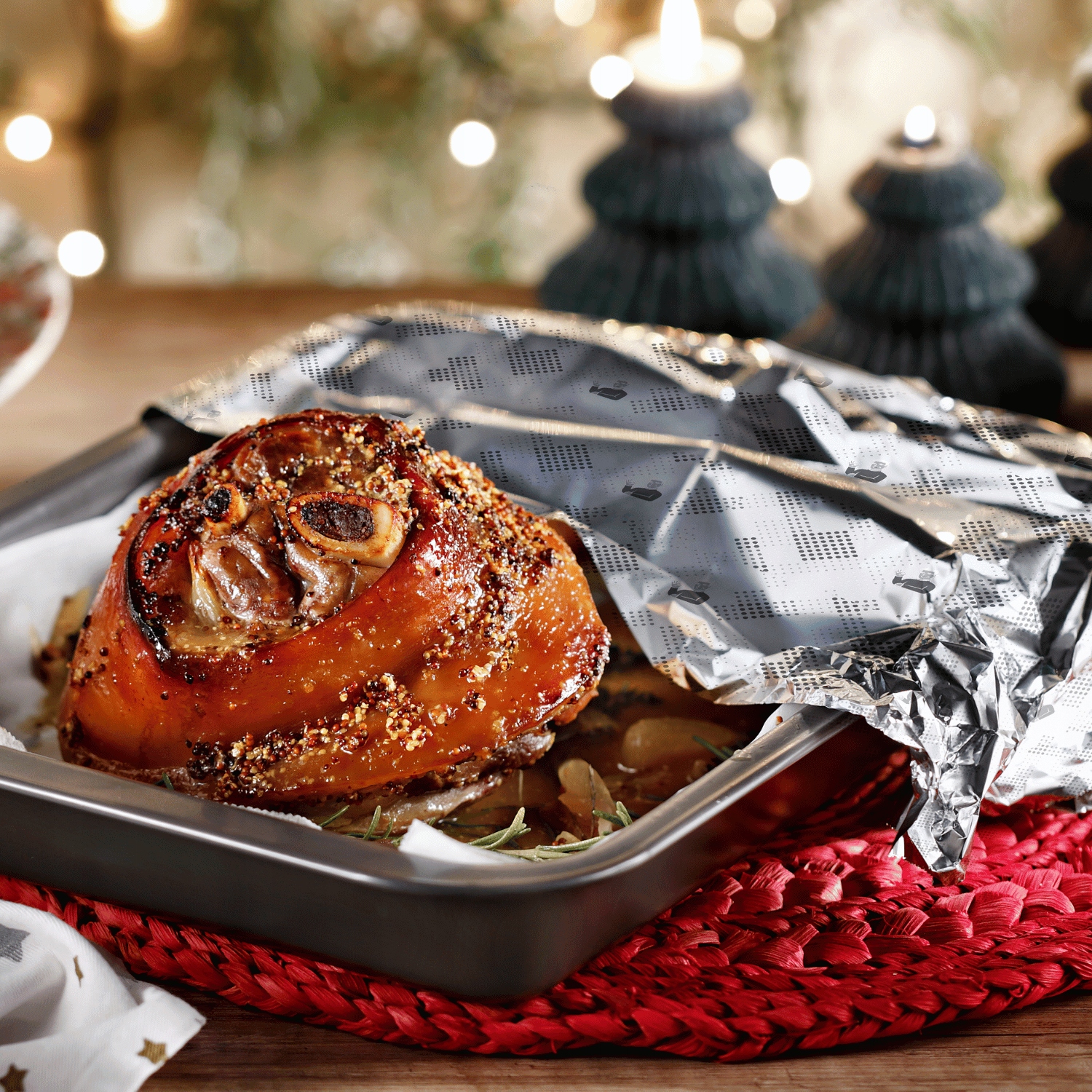 GRUBA FOLIA ALUMINIOWA SPOŻYWCZA 30M JAN NIEZBĘDNY Szerokość 307 mm