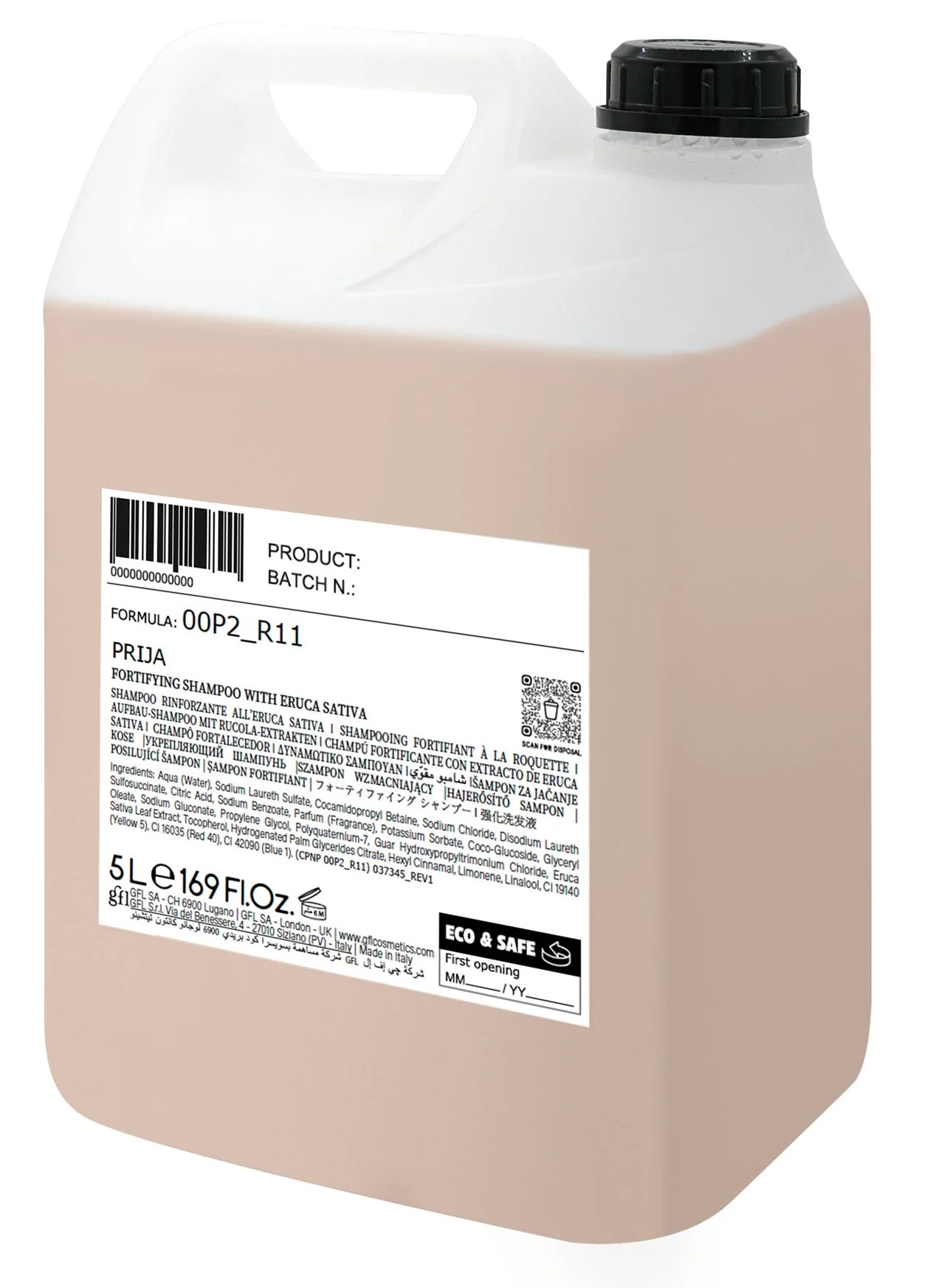 Prija Šampon na vlasy 5 l Regenerační čistící Dárek do Spa Hotelu