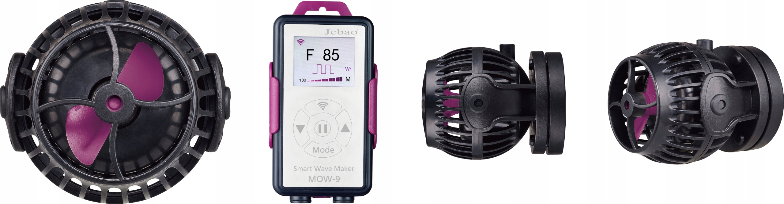 Levně Cirkulační Čerpadlo Cirkulátor Do Akvária Měnič Regulovatelný Wi-fi 9000 L/h