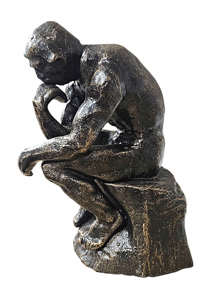 Mysliteľ Socha Figura z liatiny