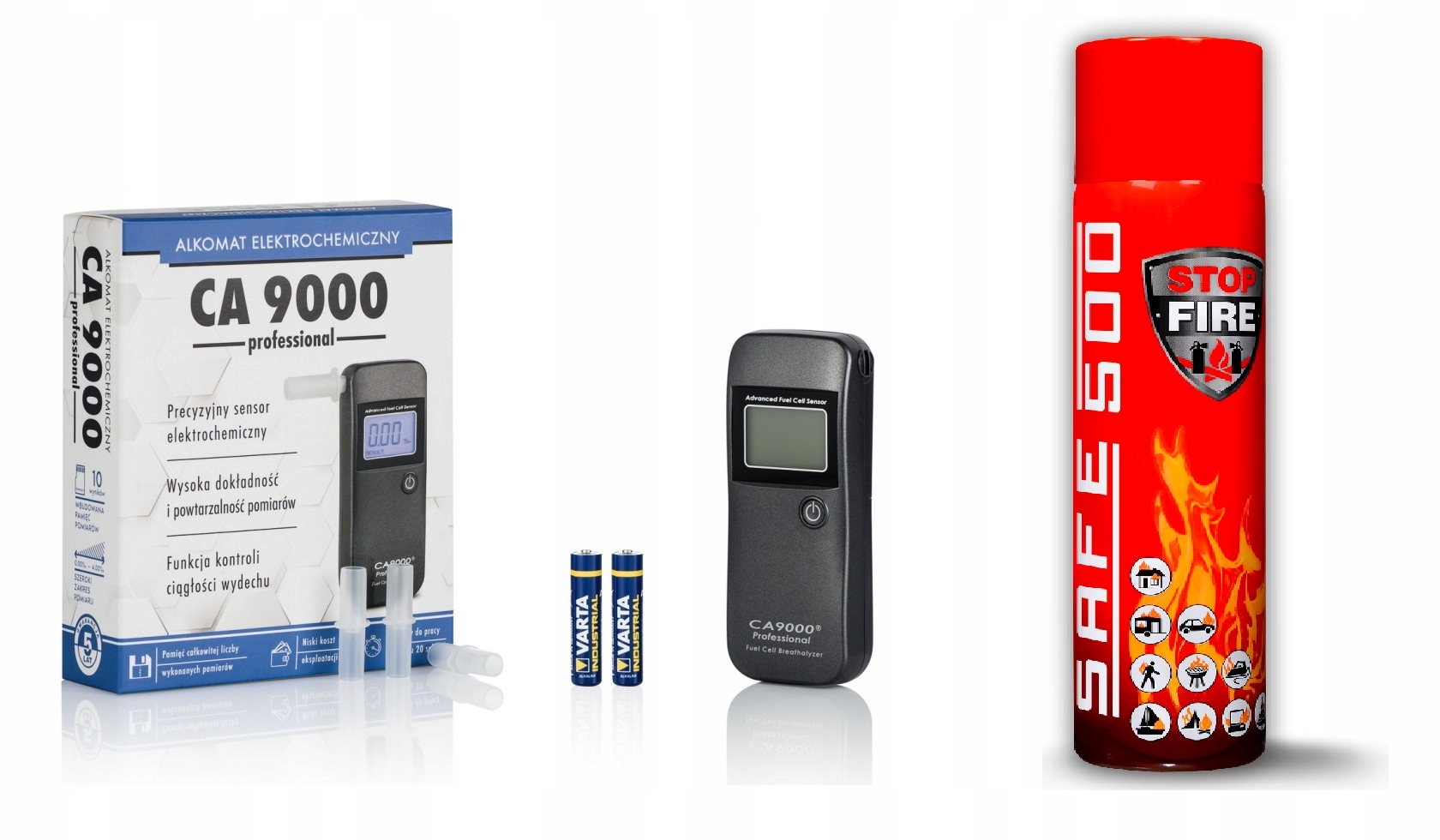 

Alkomat BACscan 9000 Pro spray gaśniczy Pakiet