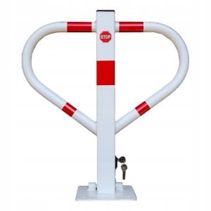 Blokada parkingowa motyl zamykana na wkładkę