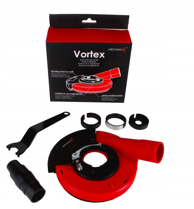 Mechanic Kryt na odsávání prachu Vortex pro úhlové brusky 115-125 mm