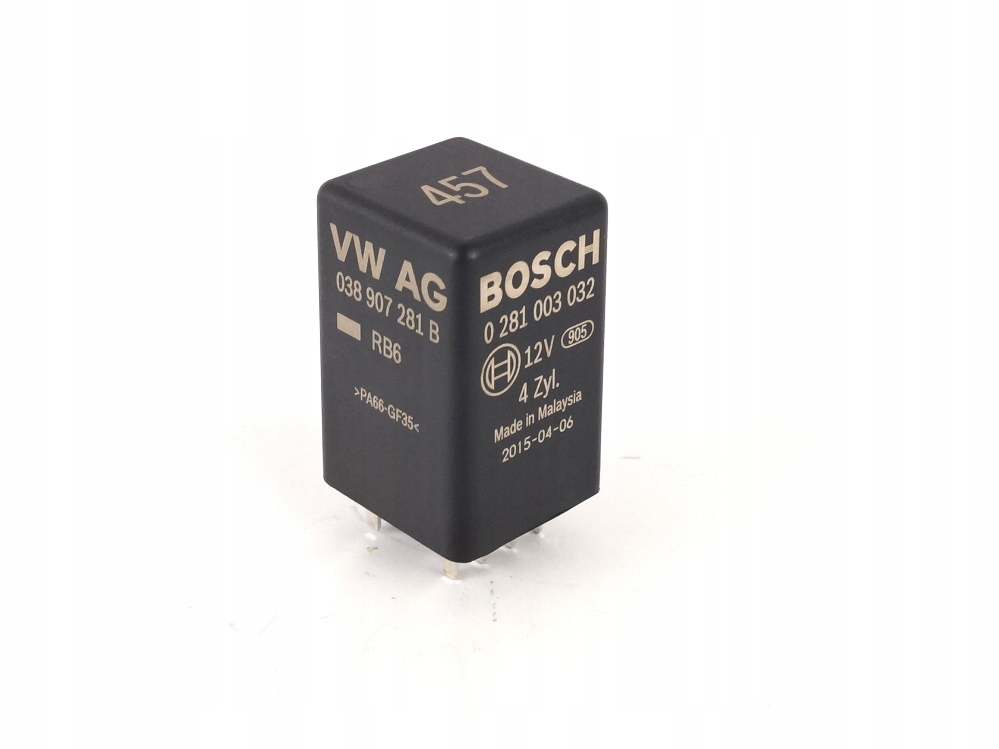 0 281 - BOSCH реле свічок 038907281b 457 038907281B