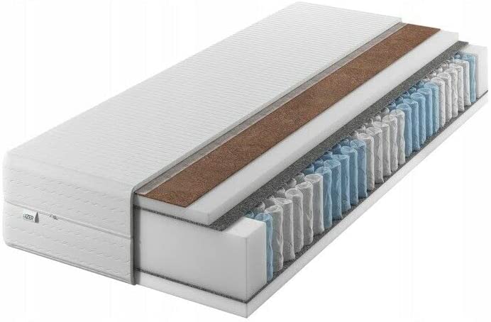 Matrace 140×190 pružinová H3/H4 tvrdý kokos oboustranná ortopedická