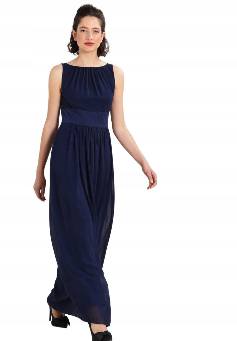 Swing Šaty Maxi Tmavě Modrá Na Ramínka 14 XL Rzm XL