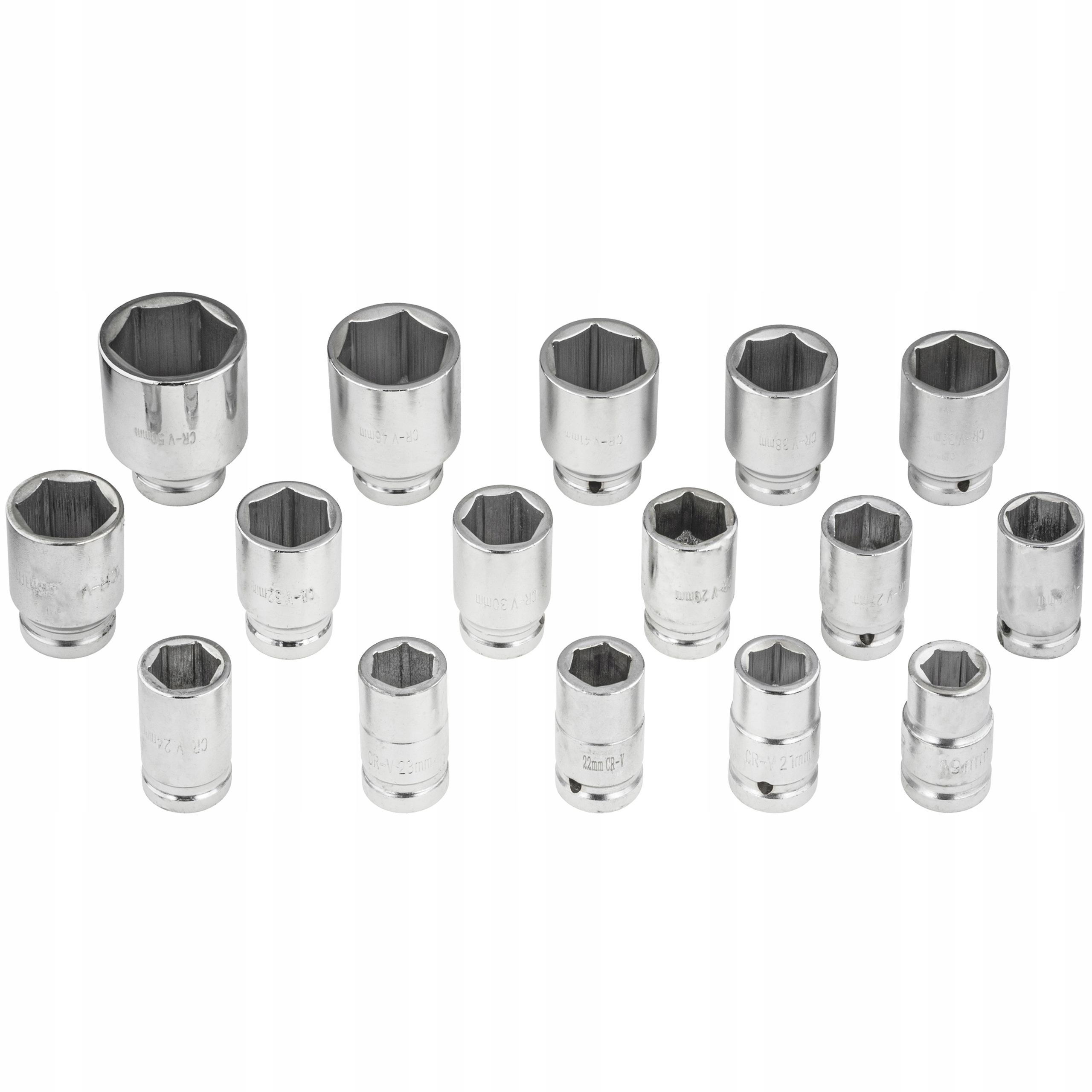 KLUCZE NASADOWE 21EL. 3/4 DUŻE NASADKI ZESTAW TIR CRV EAN (GTIN) 5905475660467