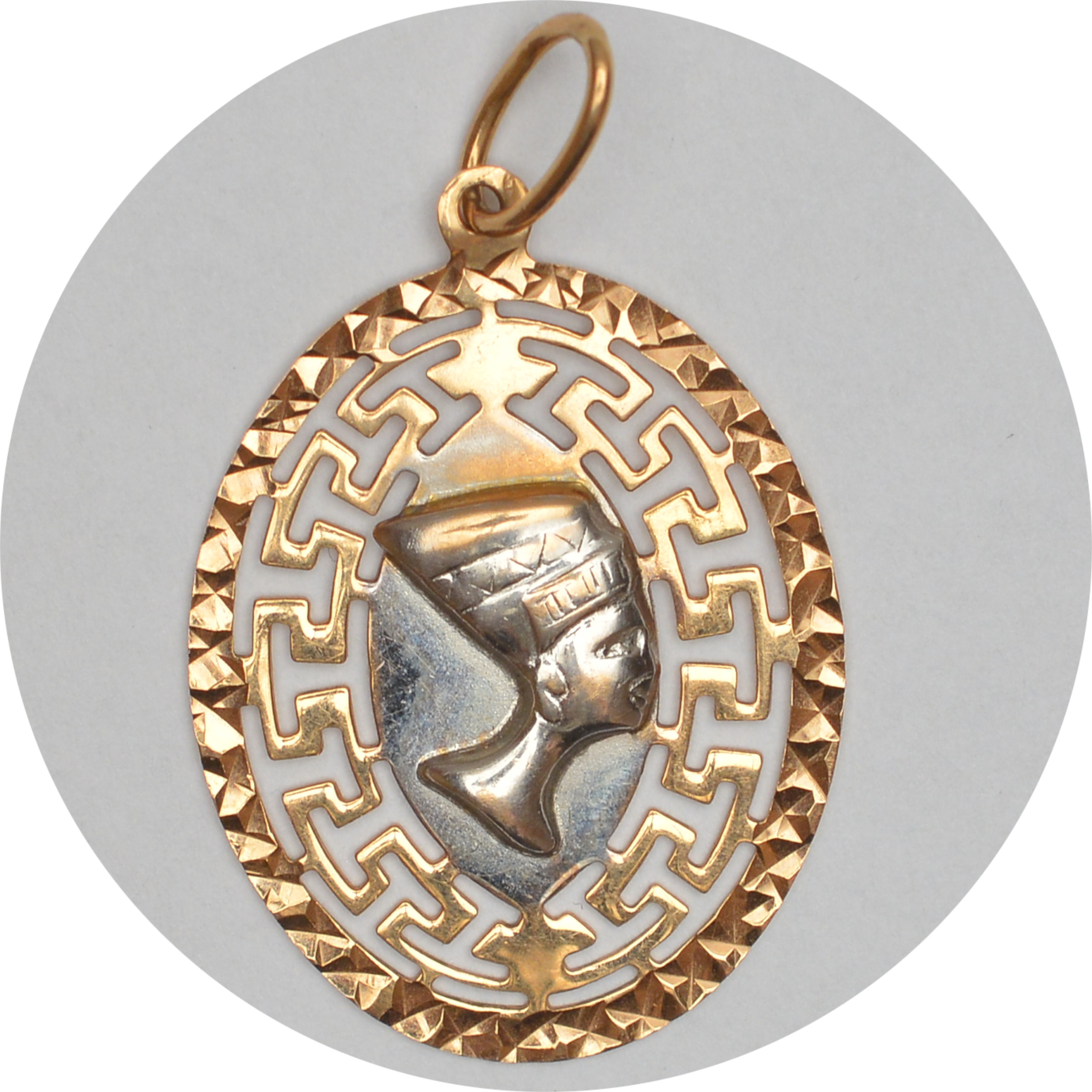 2.hf.ZŁOTA ZAWIESZKA - NEFRETTETI/ KLEOPATRA 2 kolory