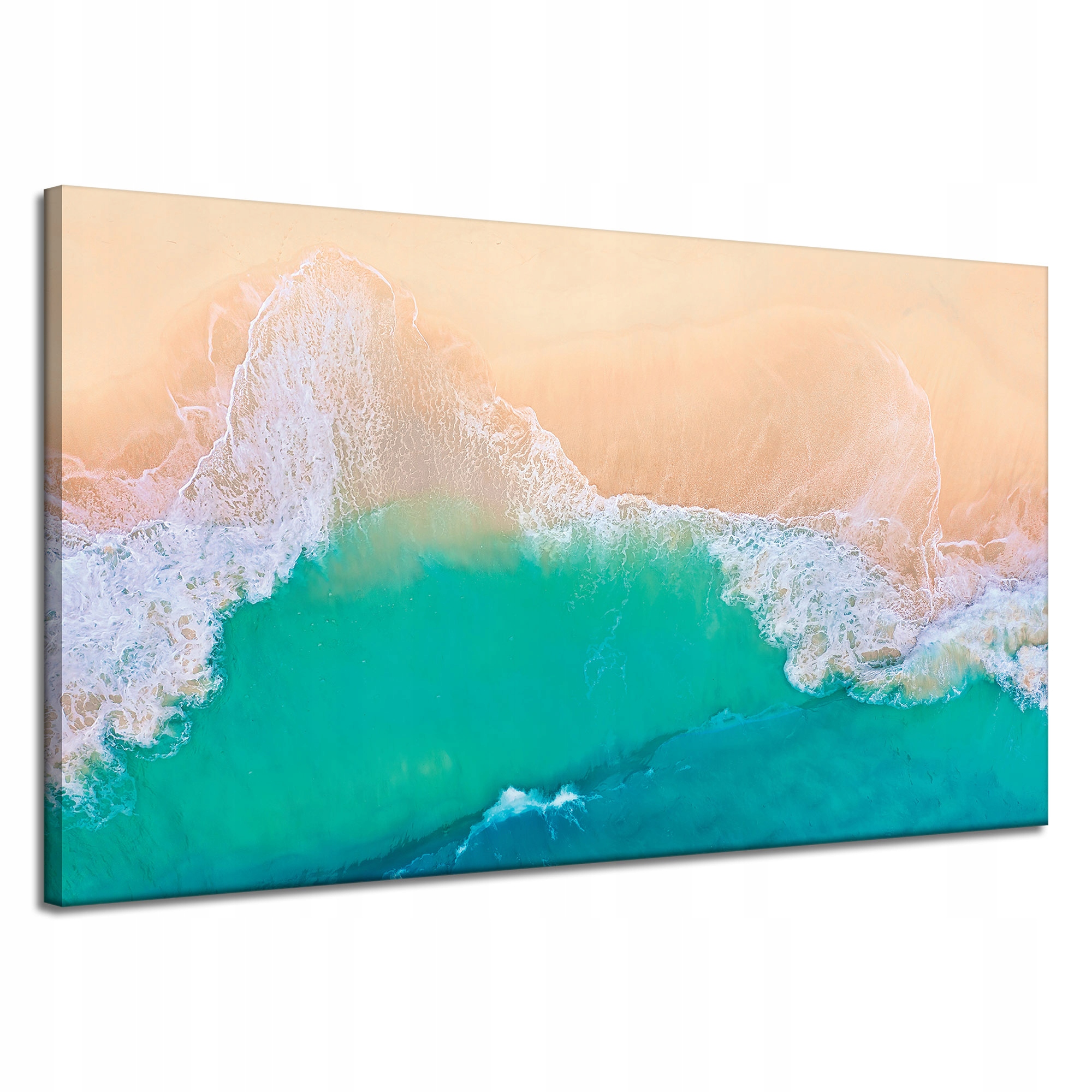 Obraz na plátně Vlny Voda Břeh Písek 120x70 cm Ideální jako dárek