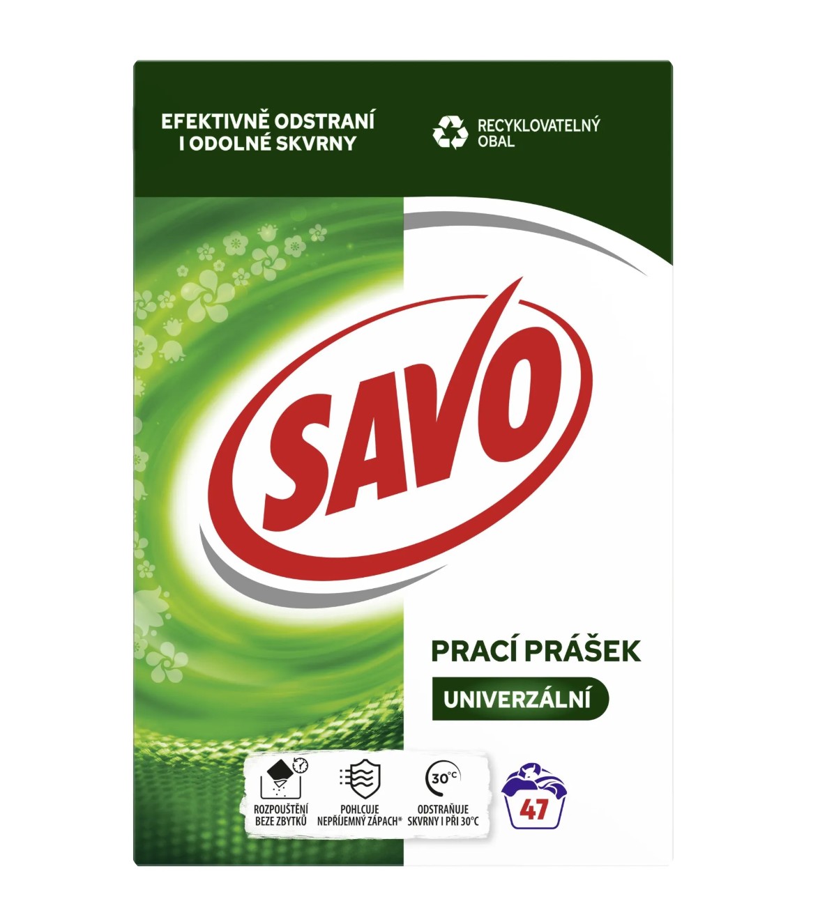 Levně Savo prací prášek Univerzální 3,29kg/47pd