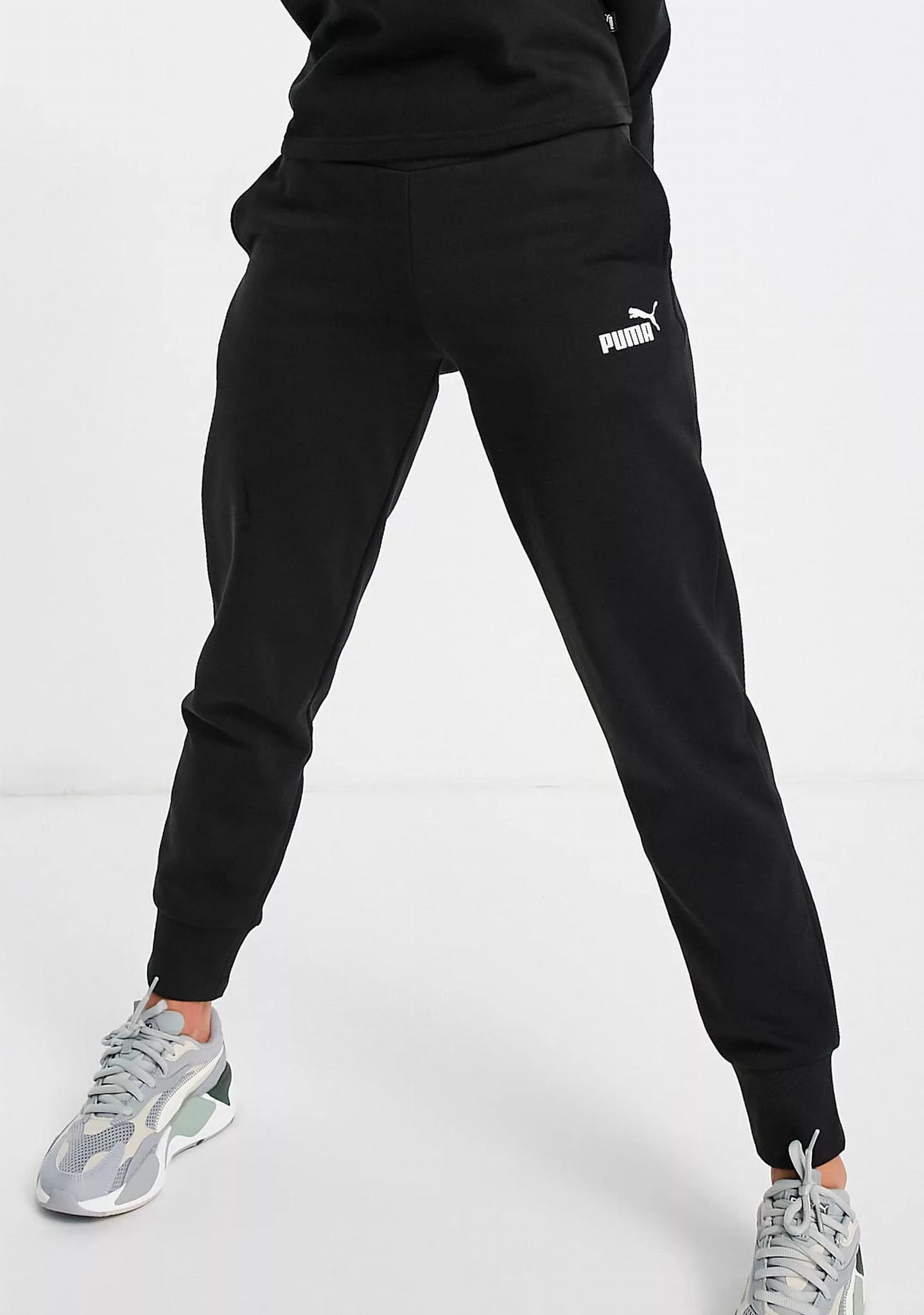 PUMA SPORTOWE SPODNIE DRESOWE DRESY DAMSKIE BAWEŁNIANE WYSOKI STAN XL Marka Puma