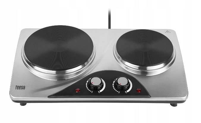 KUCHENKA ELEKTRYCZNA DWUPALNIKOWA PŁYTA 2500W PRĄD Marka Teesa