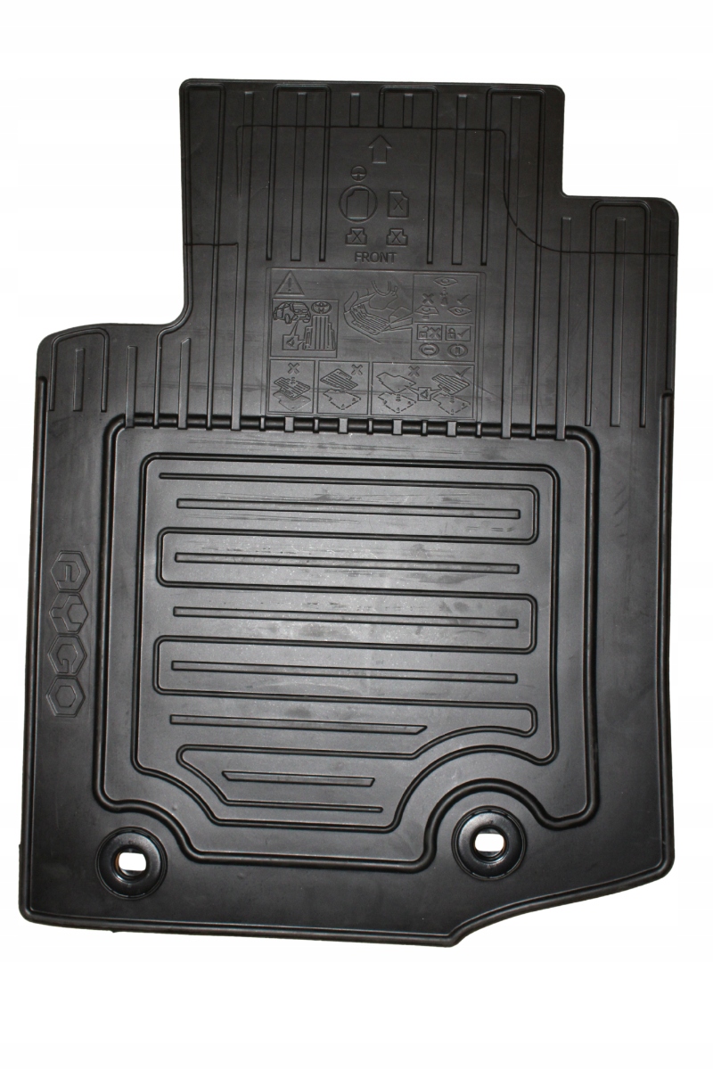 Toyota Aygo Gumové rohože komplet čierne PZ49L-90359-RJ Oe