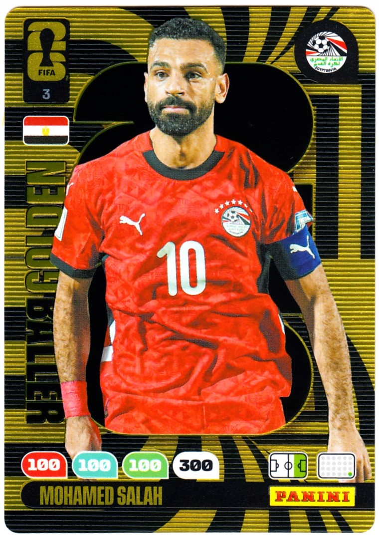 Karta Piłkarska Panini Fifa World Cup 2026 Golden Baller Mohamed Salah 3