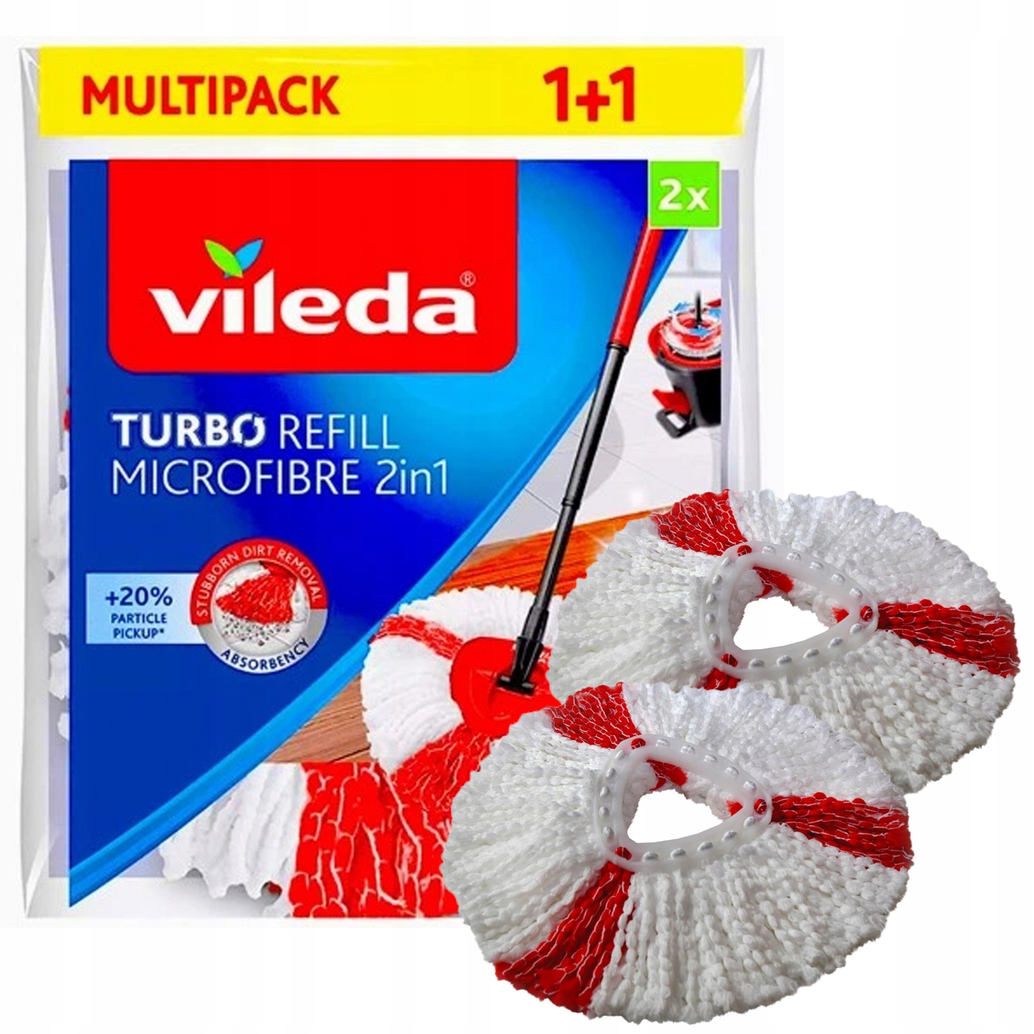 Levně 2xVILEDA Vložka Do Mopu Otočného Easy Wring Turbo