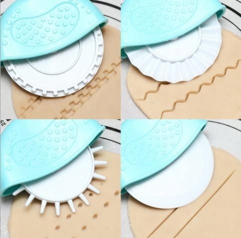 Zestaw dużych radełek do cięcia i dekoracji ciasta Rodzaj akcesoriów dekorator