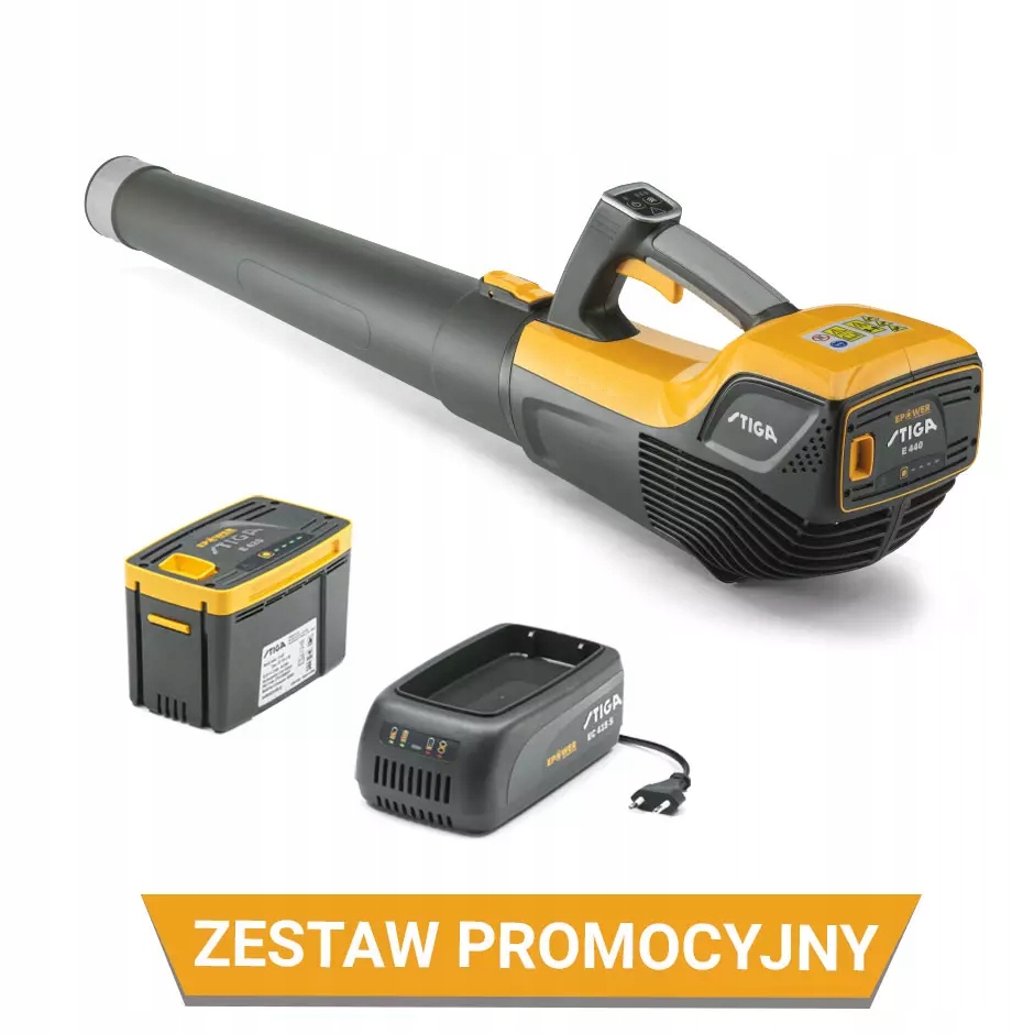 Stiga Bl 500E Dmuchawa Akumulatorowa Zestaw Z Baterią 2AH I Ładowarką