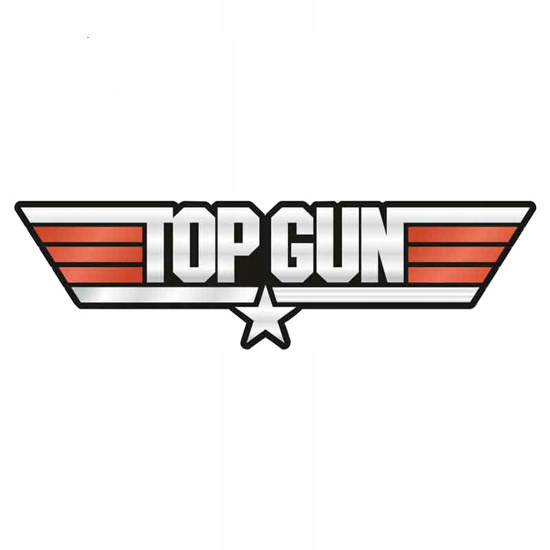 

Naklejka Top Gun na motocykl samochód kask