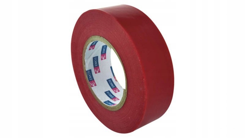Taśma izolacyjna PVC 19mm/20m czerwona F61923