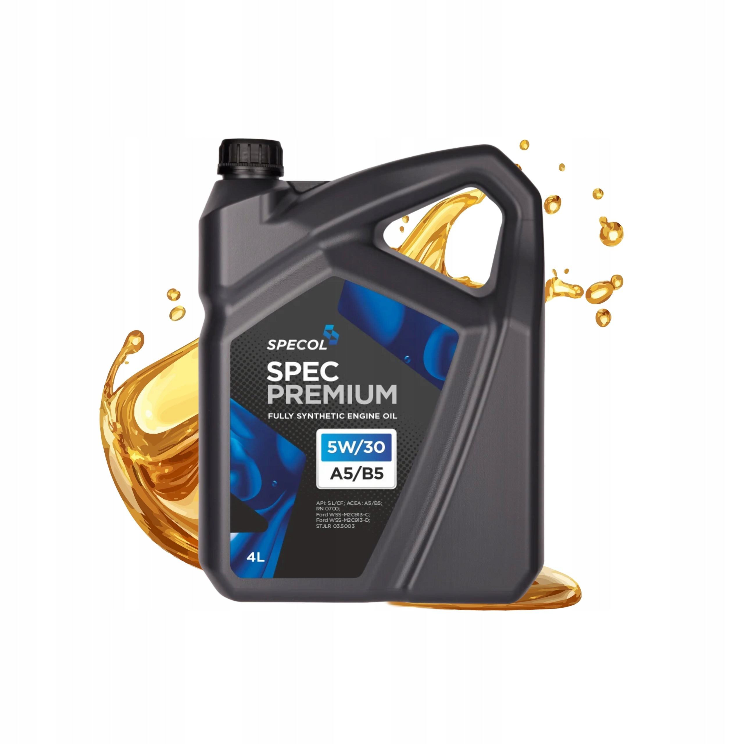 Olej silnikowy Specol Premium A5 B5 5W30 4L Ford 913D