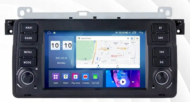 Gps Rádio Android Bmw E46 1998-2005 Carplay Wifi Bt Usb 4/64 Gb Sim Modem