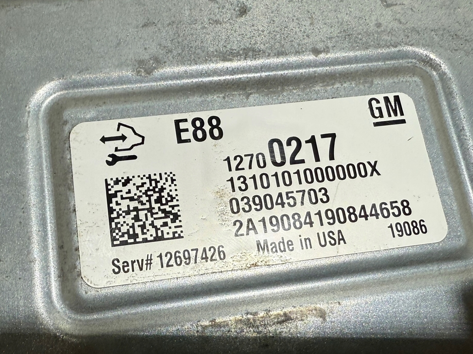 Centralina computer Motore 12700217 OPEL ASTRA K V 1.0 TURBO