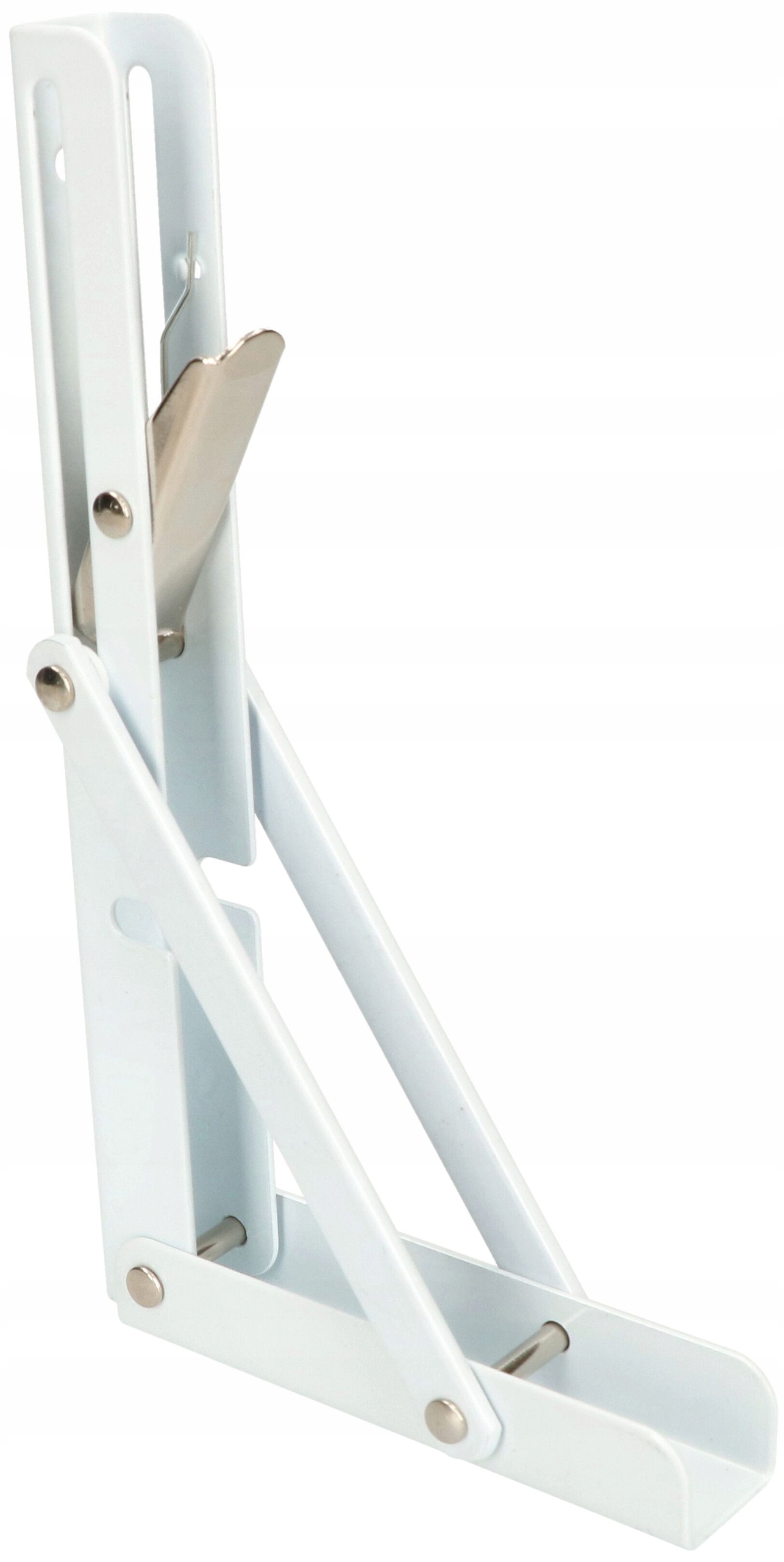 KĄTOWNIK WSPORNIK SKŁADANY POD PÓŁKĘ 200MM BLOKADA Wysokość 100 mm