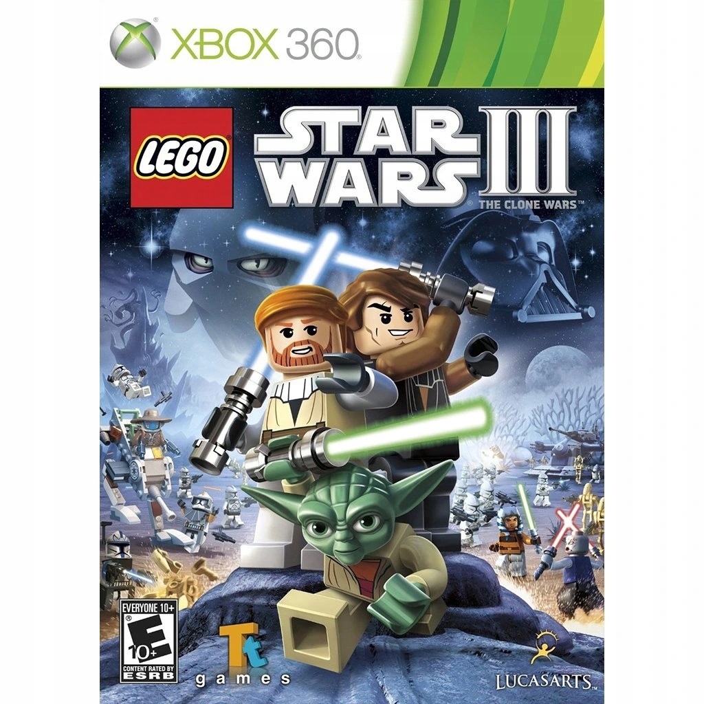 Lego Star Wars III 3 Xbox 360 Gwiezdne Wojny Wojny Klonów Jedi