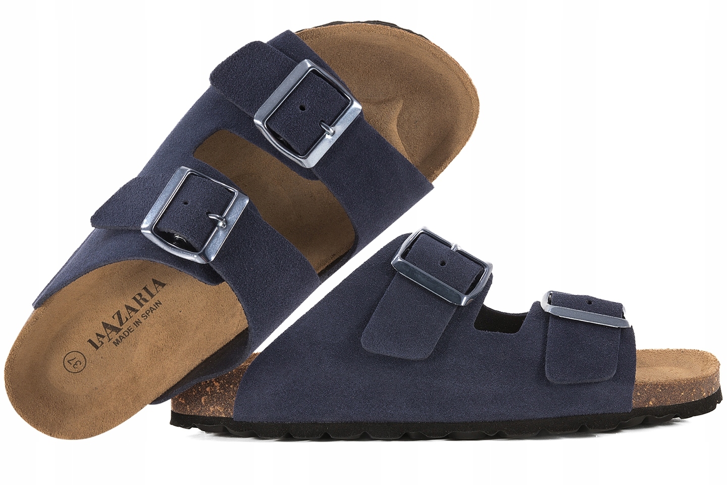 La Azaria 3202C02 Španělské Kožené Nazouváky Dámské Profilované Fusbet 41