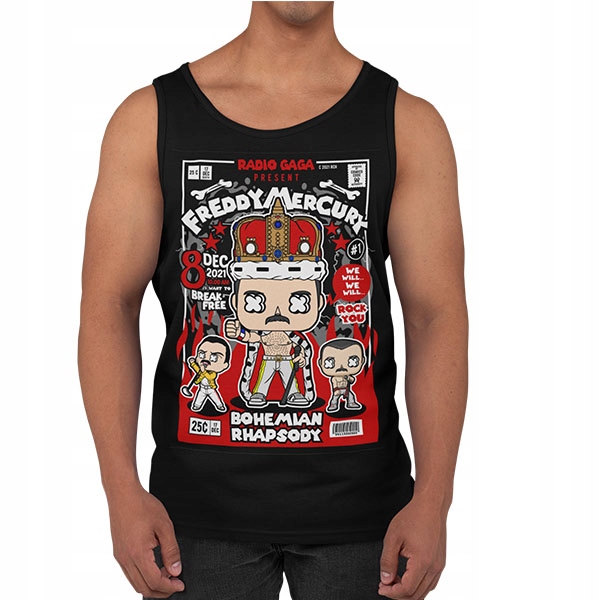 TANK TOP HORROR/ROCK FREDDY MERCURY