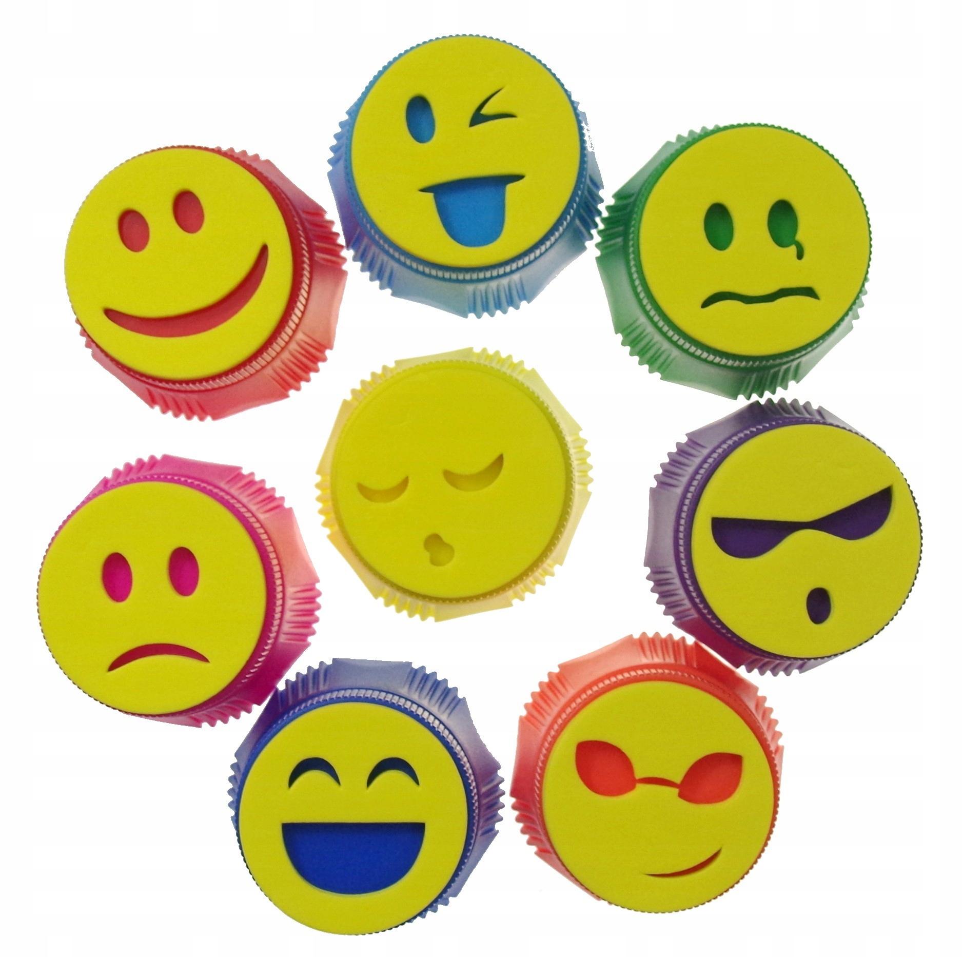 Farba do malowania palcami 8 kolorów 25 ml DUŻE Rodzaj farby do malowania palcami