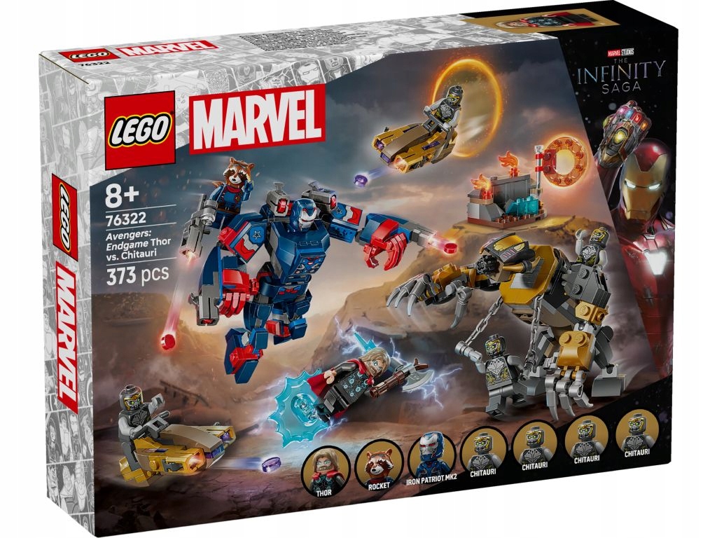 Lego 76322 Heroes Avengers Konec hry Thor versus Chitauri