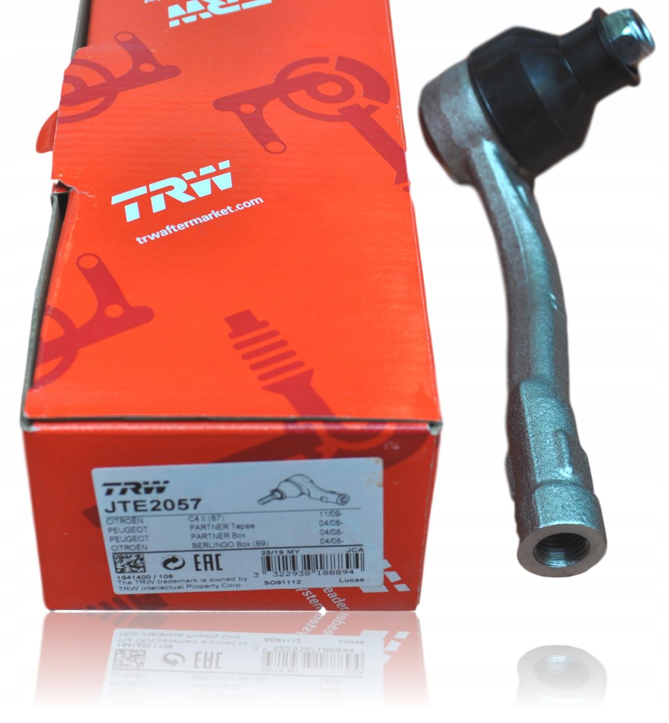 TRW НАКОНЕЧНИК СТРИЖНЯ JTE1051