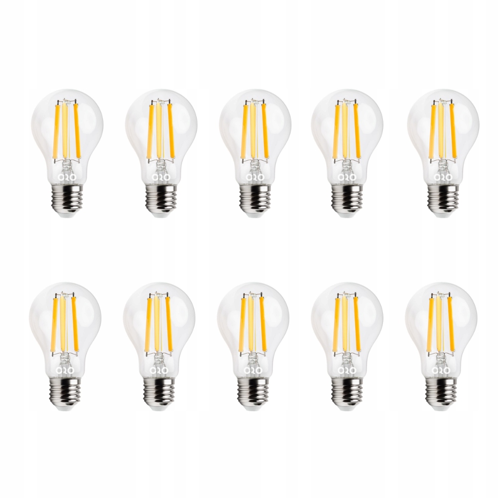

10 X Żarówka Led E27 7W 808LM Zimne Światło Zestaw