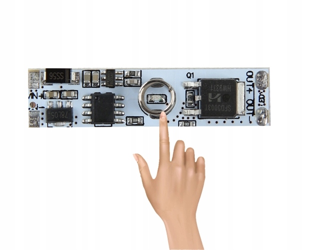 WŁĄCZNIK ŚCIEMNIACZ 12V 5A 60W PROFIL TAŚMA LED PL