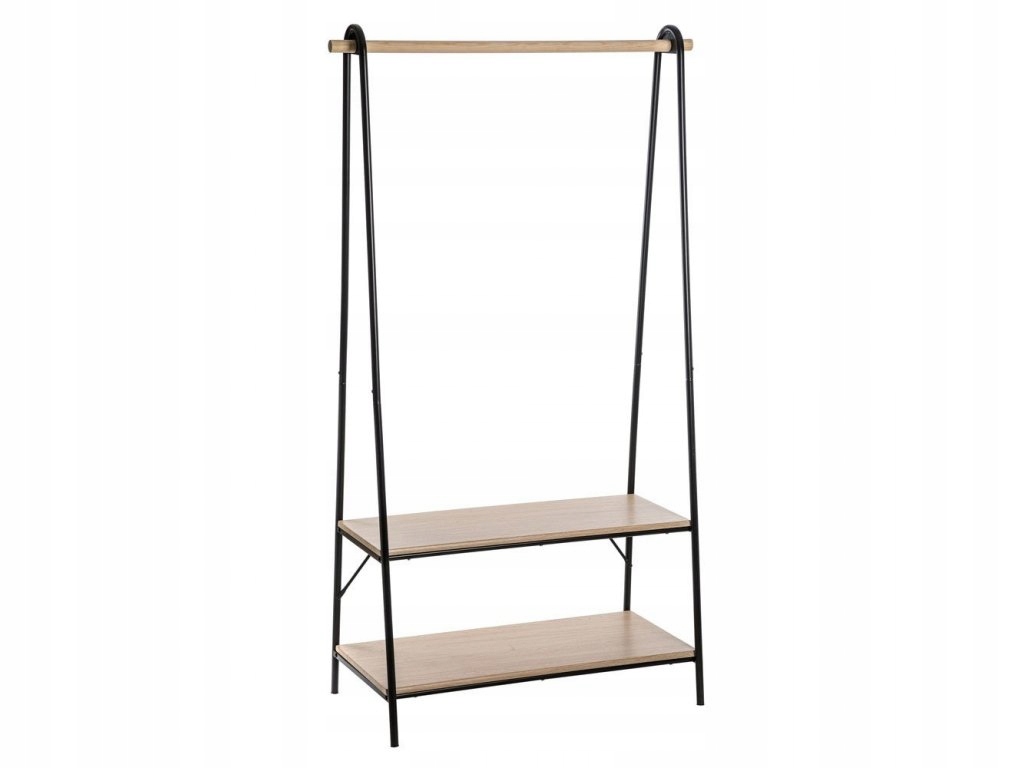 Stojan na ramienka s dvoma policami Garment Rack Jano
