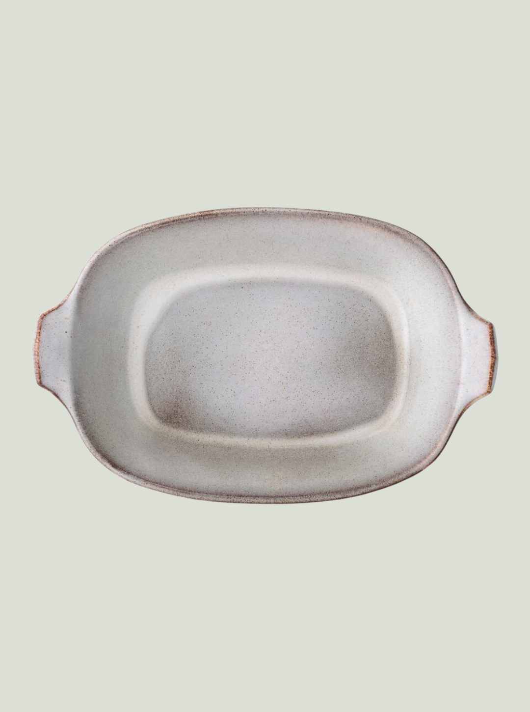 Pečicí nádoba Sandrine, příroda, kamenina, délka 42,5 x výška 9 x šířka