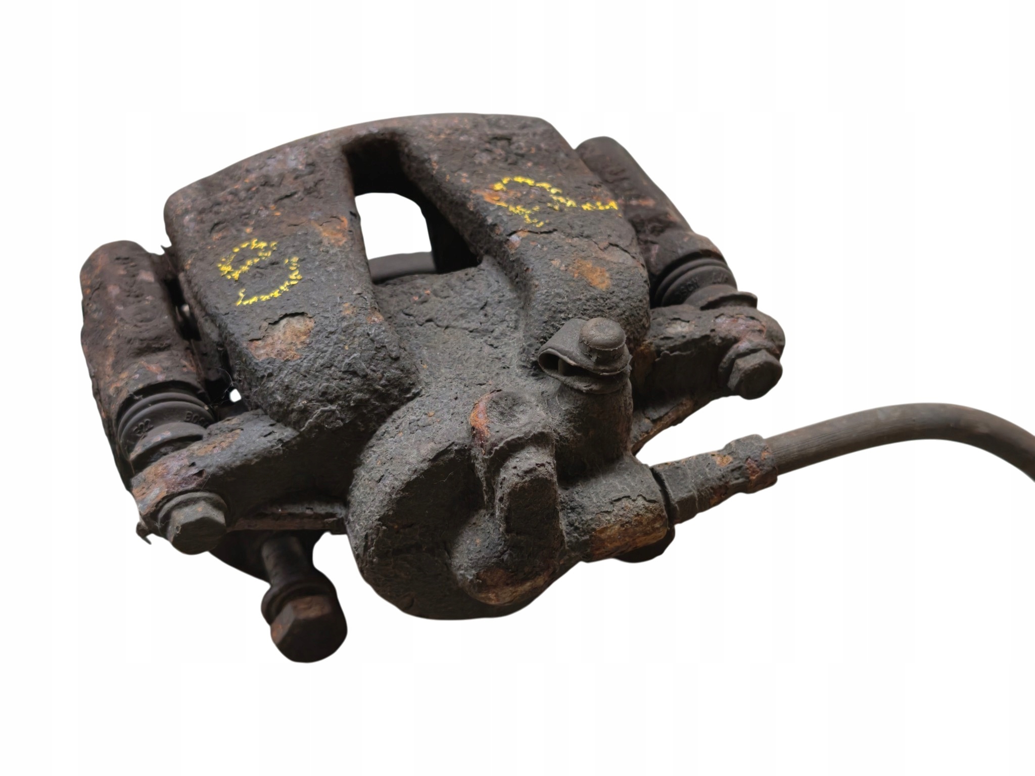 OPEL CORSA D caliper brake right front original Z14