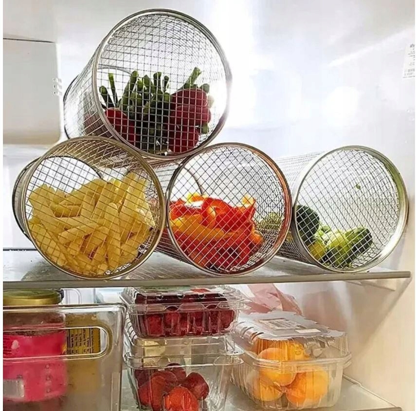 KOSZ DO GRILLOWANIA WARZYW FRYTEK RUSZT SIATKA OBROTOWA NA GRILLA 30x 9,3cm Producent inna