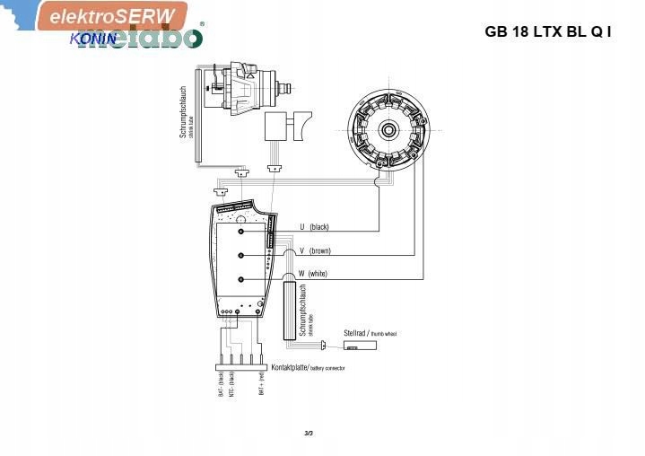 

Metabo Rękojeść wiertarki Gb 18 Ltxblqi 03827000