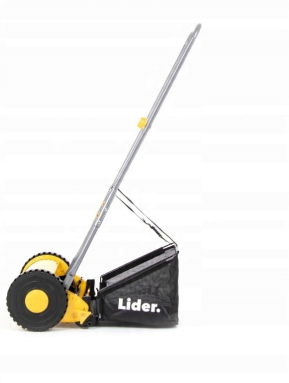 LIDER KOSIARKA RĘCZNA BĘBNOWA TKR300 MECHANICZNA WRZECIONOWA PCHANA 30cm Pojemność kosza 18 l