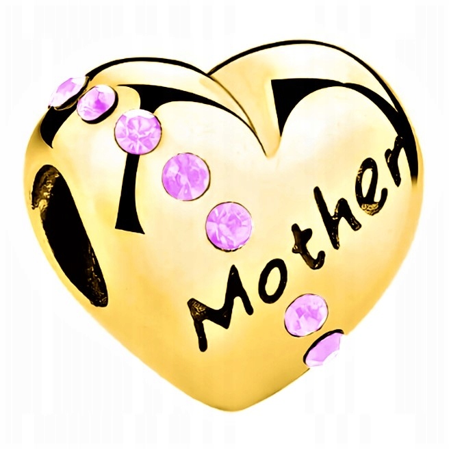 

Charms złoty Mother srebro 925 do Pandora