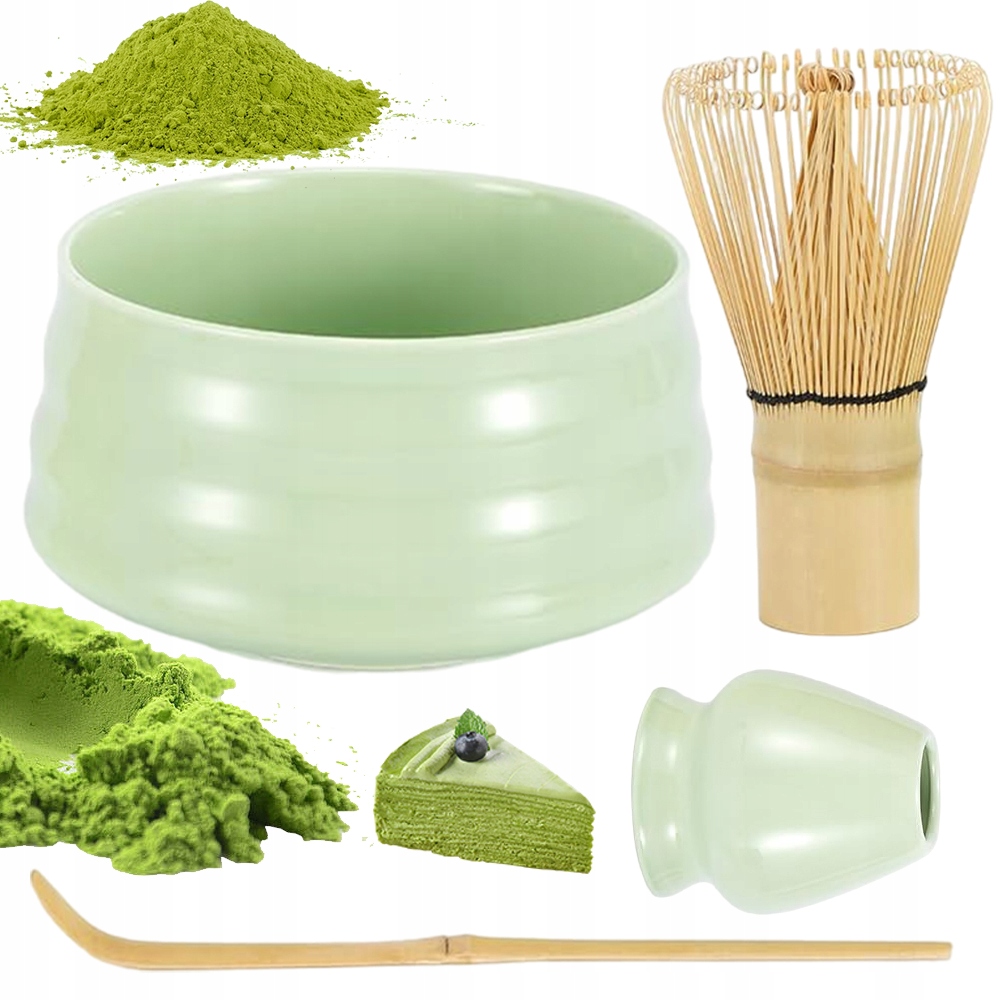 Levně Profesionální Sada Japonských Nástrojů Pro Matchu Lžíce Rukojeť Miska