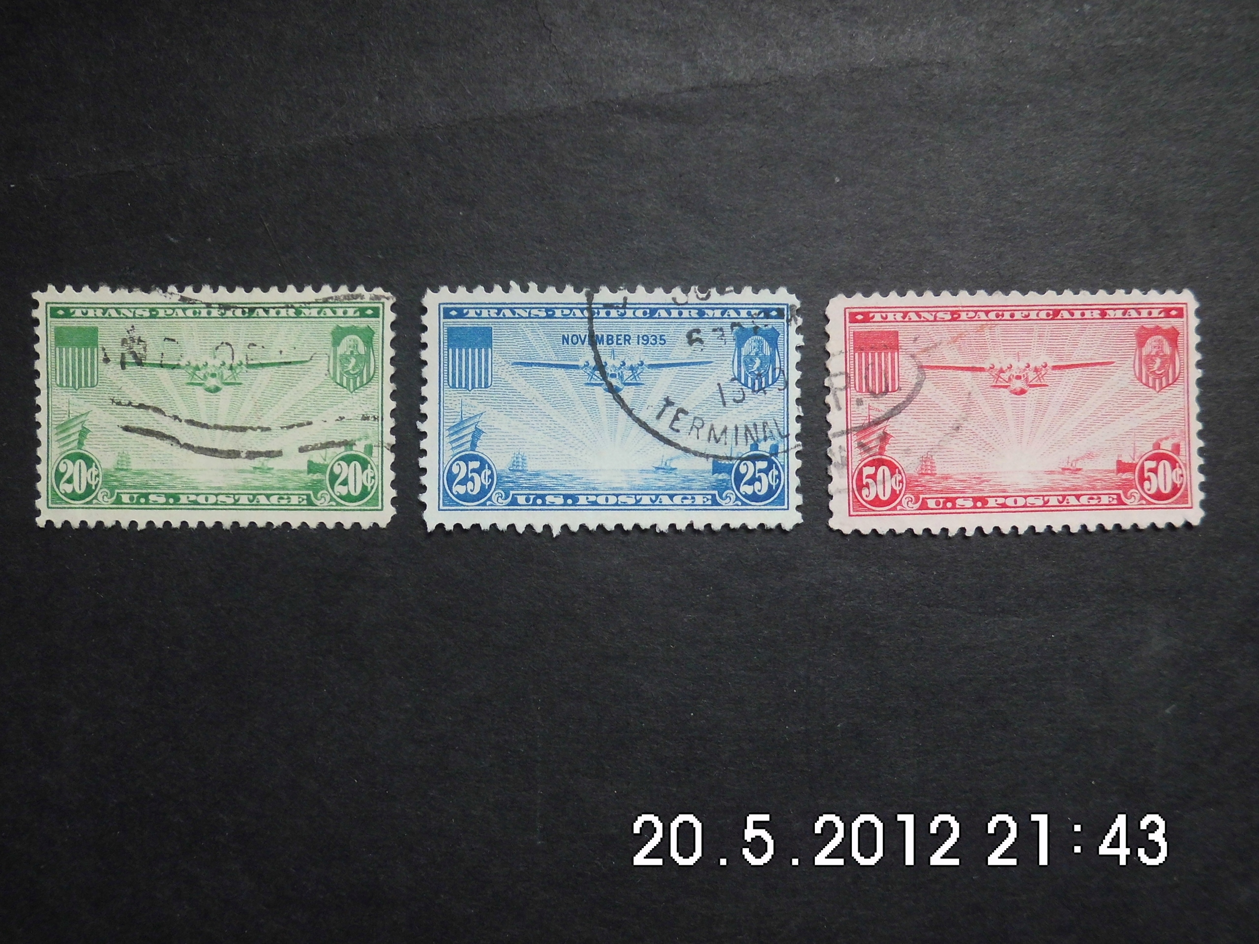 США-почтовые марки