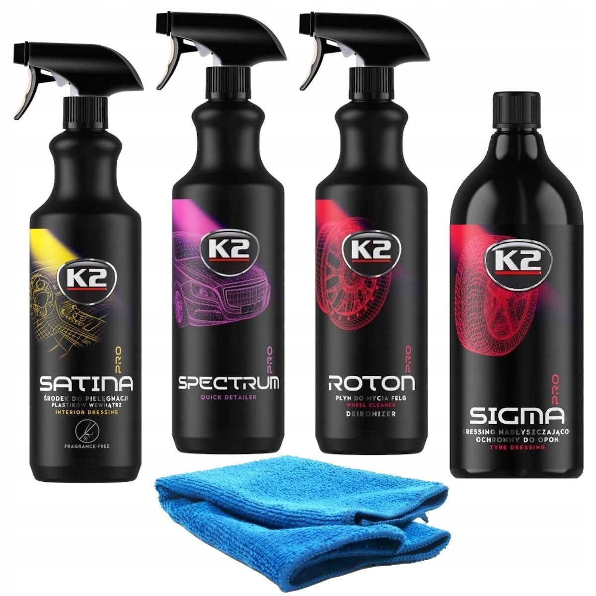 Набір косметики K2 Roton SIGMA SATINA SPECTRUM