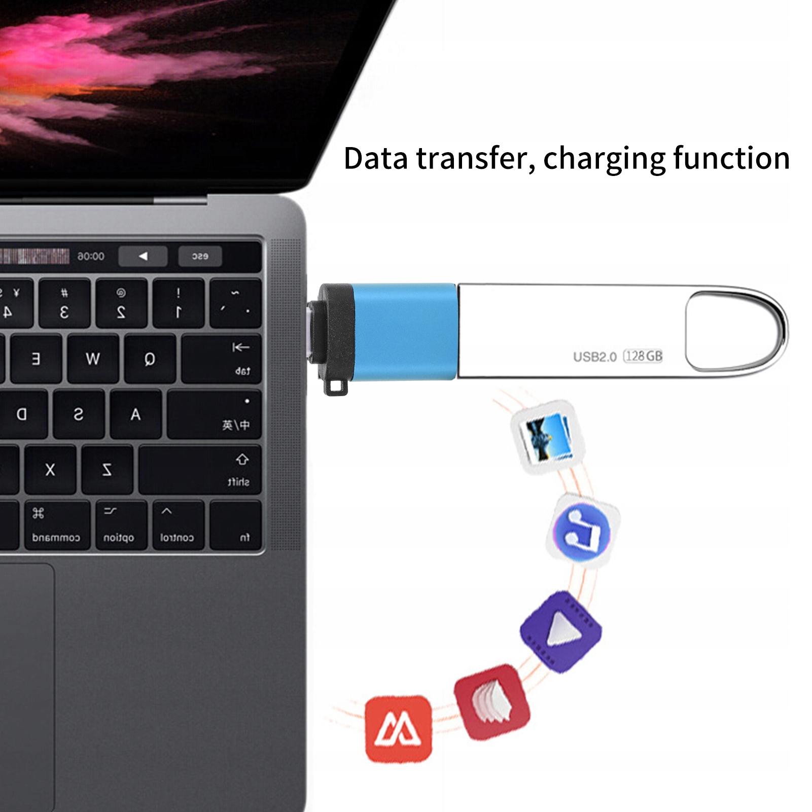 Adapter USB3.0 żeński na TypeC Konwerter Stan opakowania oryginalne