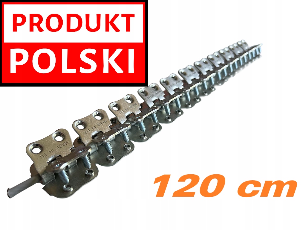 SPINKA ZŁĄCZE PASA PRASY ROLUJĄCEJ TAŚMOCIĄGU MS 35 120cm MOCNE