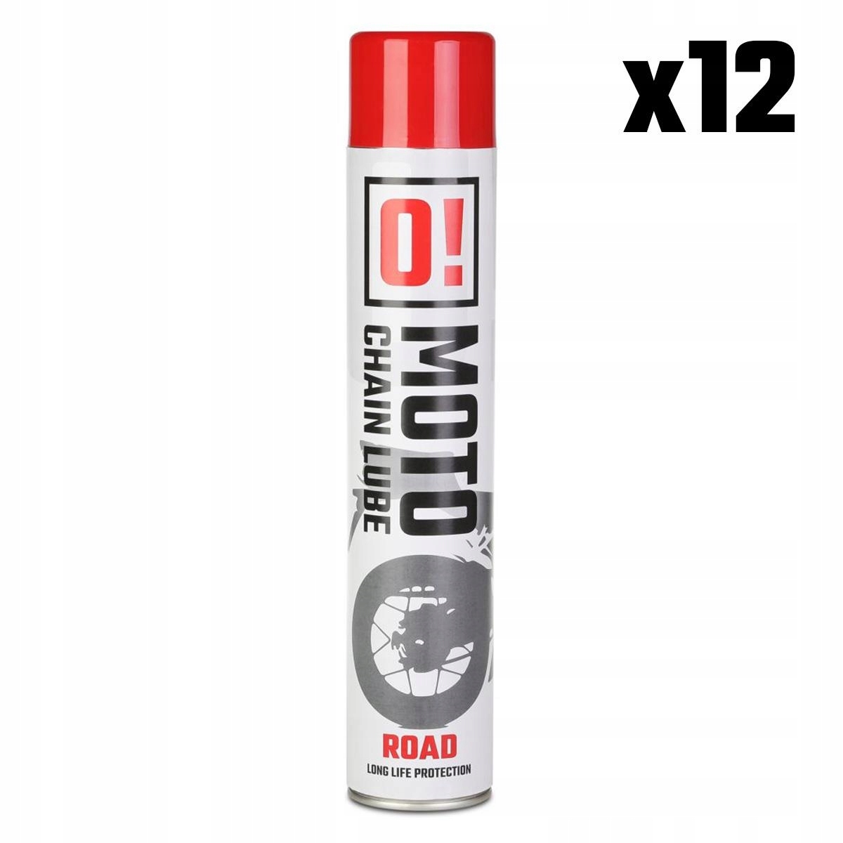 Omoto Sada 12 Kusov Spray Smar Na Reťaz 750ML Road O! Chain Lube (o!mo